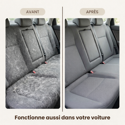 Siège voiture avant après gant anti-poils chat chien