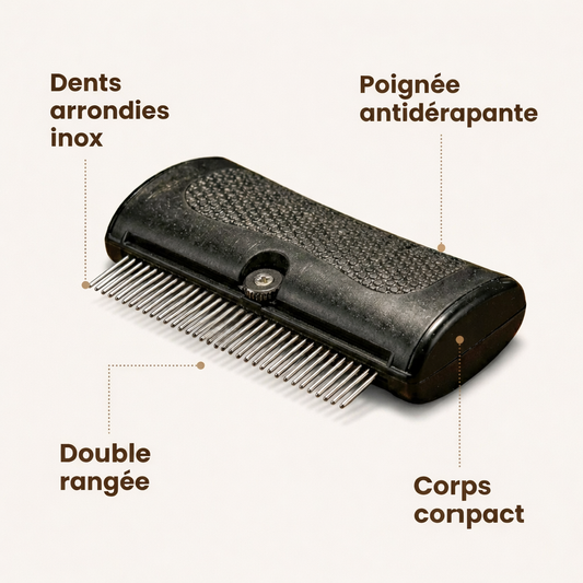 Brosse Chien – Démêlage Doux Pelage Brillant